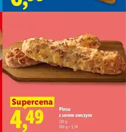 Lidl Pinsa z serem owczym Piekarnia Lidla oferta