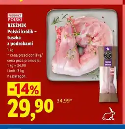 Lidl Polski królik - tuszka z podrobami Rzeźnik oferta