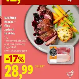 Lidl Filet z piersi kaczki ze skórą Rzeźnik oferta