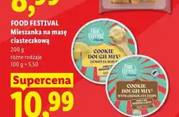 Lidl Mieszanka na masę ciasteczkową z kawałkami czekolady Food Festival oferta