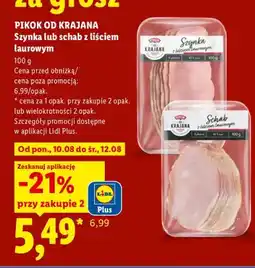 Lidl Schab z liściem laurowym Pikok od Krajana oferta