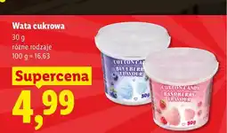 Lidl Wata cukrowa o smaku borówkowym Food Festival oferta