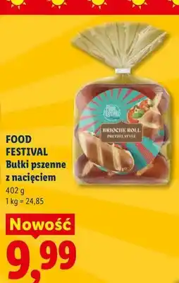 Lidl Bułki pszenne z nacięciem Food Festival oferta