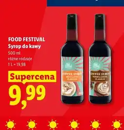 Lidl Syrop do kawy Chai Latte Food Festival oferta