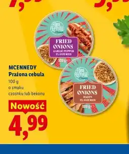 Lidl Prażona cebula o smaku czosnkowo-pieprzowym Mcennedy oferta