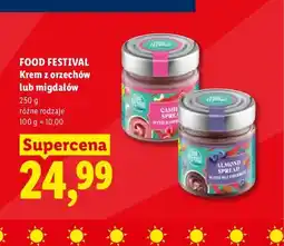 Lidl Krem z nerkowców z malinami Food Festival oferta