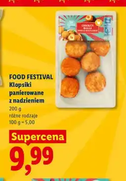 Lidl Klopsiki panierowane z nadzieniem Food Festival oferta