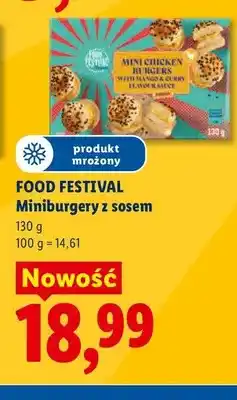 Lidl Miniburgery z sosem Food Festival oferta