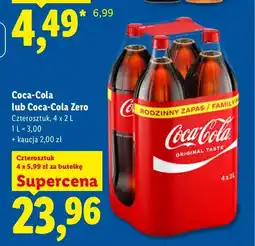 Lidl Napój gazowany Coca-Cola Zero 4-pak oferta
