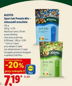 Lidl Mieszanka orzechów Alesto Sport Mix oferta