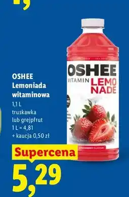 Lidl Lemoniada witaminowa Oshee Grejpfrut oferta