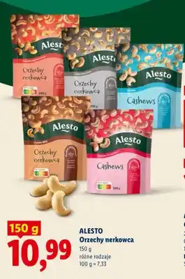 Lidl Orzechy nerkowca o smaku paprykowym Alesto oferta