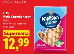 Lidl Wafle Karpatka Happy Flis chałwowe oferta