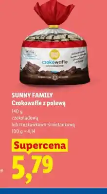 Lidl Czokowafle z polewą czekoladową Sunny Family oferta