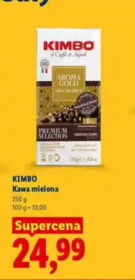 Lidl Kawa mielona Kimbo Aroma Gold oferta