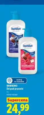 Lidl Żel pod prysznic Bambino Rodzina jagodowy oferta
