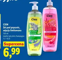 Lidl Żel pod prysznic Cien Mojito edycja limitowana oferta