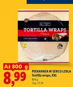 Lidl Tortilla wraps XXL Piekarnia w Sercu Lidla oferta