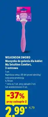 Lidl Maszynka do golenia dla kobiet Wilkinson Sword My Intuition Comfort oferta