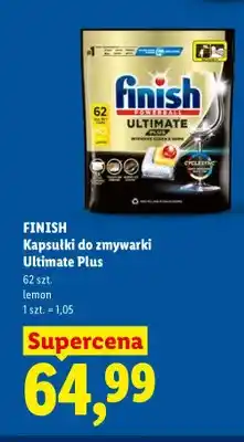 Lidl Kapsułki do zmywarki Finish Powerball Ultimate Plus Lemon oferta