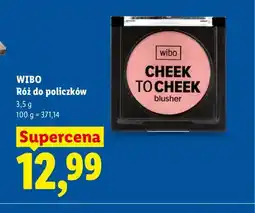 Lidl Róż do policzków Wibo Cheek To Cheek oferta