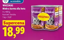 Lidl Mokra karma dla kota Whiskas Megapaka kurczak i kaczka oferta