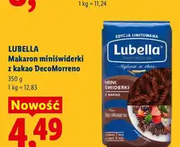 Lidl Makaron miniświderki z kakao DecoMorreno Lubella oferta