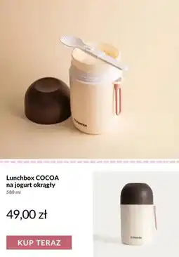 Homla Lunchbox COCOA na jogurt okrągły Homla oferta