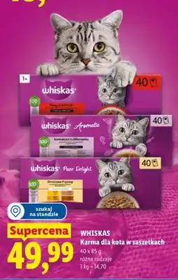 Lidl Karma dla kota w saszetkach Whiskas Klasyczne Posiłki oferta