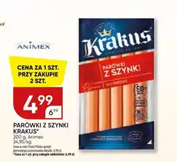 Chata Polska Parówki z szynki Krakus oferta