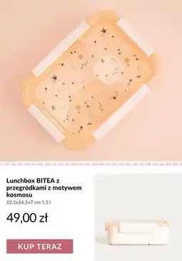 Homla Lunchbox BITEA z przegródkami z motywem kosmosu 22,5x16,5x7 cm oferta