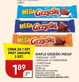 Chata Polska Wafel Grześki Mega toffi oferta