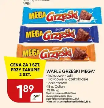 Wafel Grześki Mega toffi