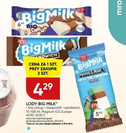 Chata Polska Lody Big Milk Trio Chrup oferta