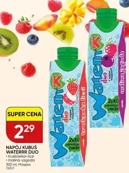 Chata Polska Napój Kubuś Waterrr Duo truskawka-liczi oferta