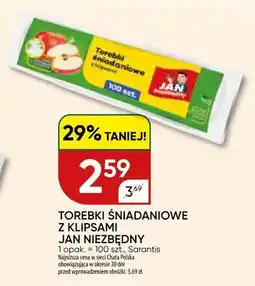 Chata Polska Torebki śniadaniowe z klipsami Jan Niezbędny oferta