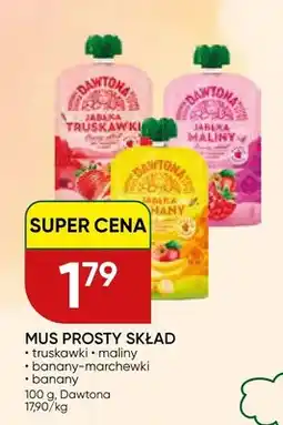 Chata Polska Mus prosty skład truskawki Dawtona oferta