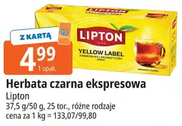 E.Leclerc Herbata czarna ekspresowa Lipton oferta