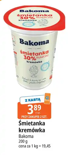E.Leclerc Śmietanka kremówka Bakoma oferta