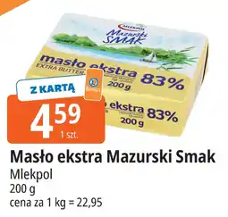E.Leclerc Masło ekstra Mazurski Smak Mlekpol oferta
