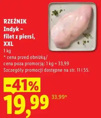 Rzeźnik Indyk - filet z piersi, XXL