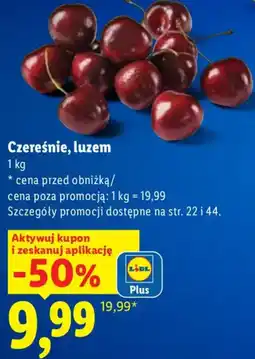 Lidl Czereśnie, luzem oferta