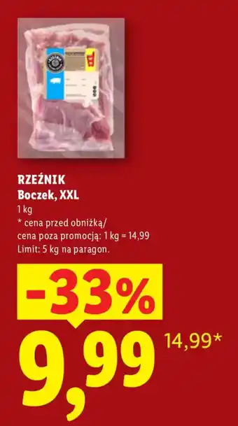 Lidl Rzeźnik Boczek, XXL oferta