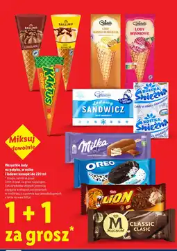 Lidl Lody na patyku oferta