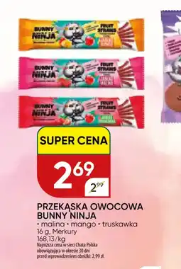 Chata Polska Przekąska owocowa Bunny Ninja oferta