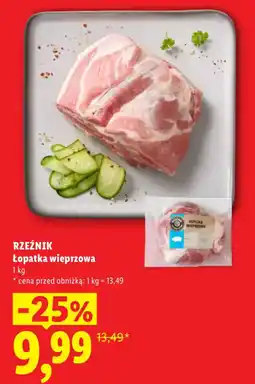 Lidl RZEŹNIK Łopatka wieprzowa oferta