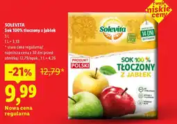 Lidl Sok 100% tłoczony z jabłek oferta