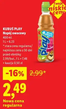 Lidl KUBUŚ PLAY Napój owocowy oferta