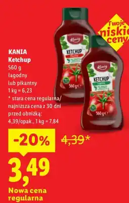 Lidl Kania Ketchup oferta