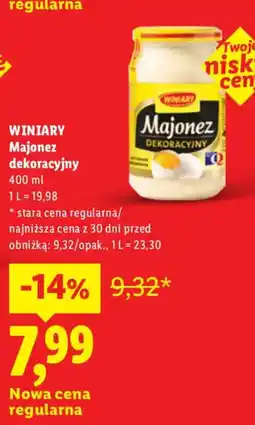 Lidl Majonez dekoracyjny oferta